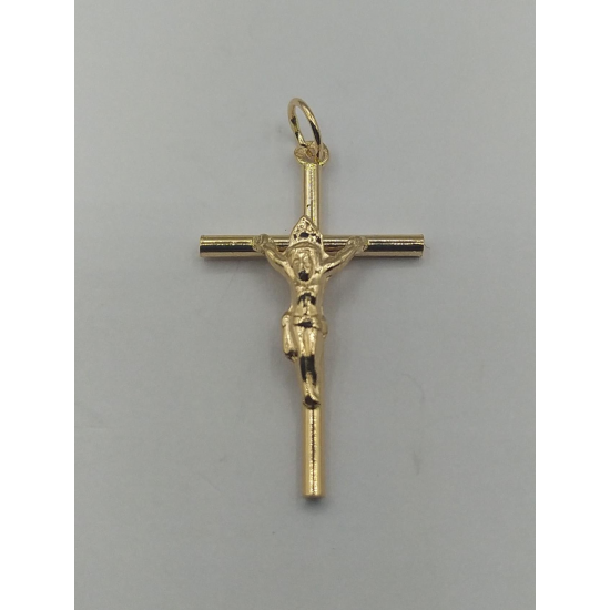 CRUCIFIXO OURO AMARELO 19K