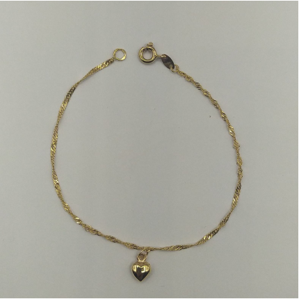 PULSEIRA OURO AMARELO 9K CRIANÇA