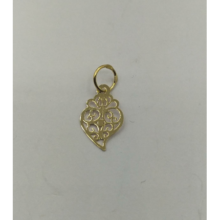 MEDALHA OURO AMARELO 19K