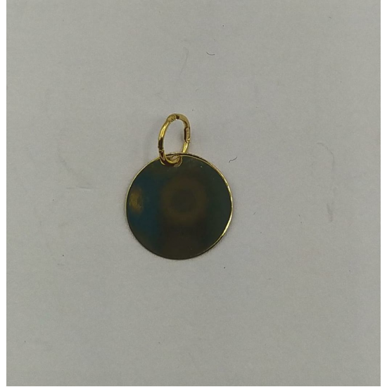 MEDALHA OURO AMARELO 19K