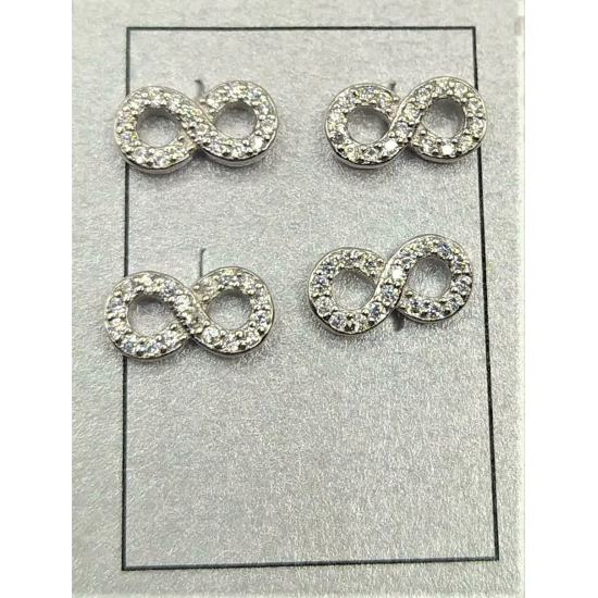 BRINCOS PRATA RODEADA