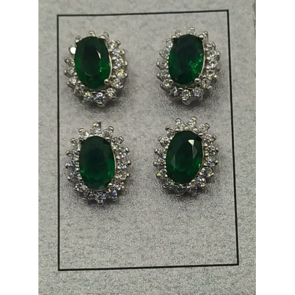 BRINCOS PRATA RODEADA  BRINCOS PRATA RODEADA