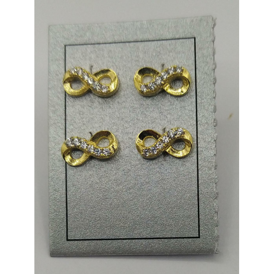 BRINCOS PRATA DOURADA