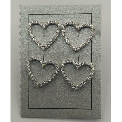 BRINCOS PRATA RODEADA