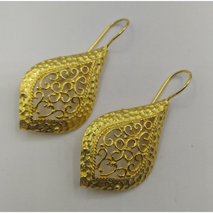 BRINCOS PRATA DOURADA