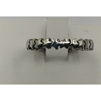 ALIANÇA PRATA RODEADA