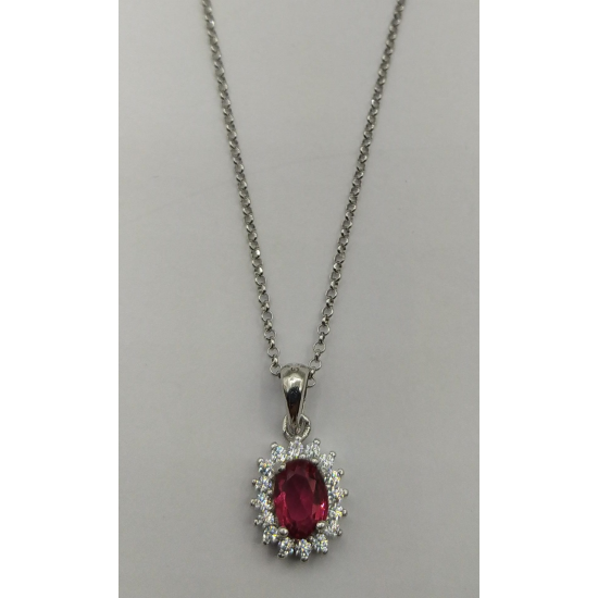 COLAR PRATA RODEADA LADY DI