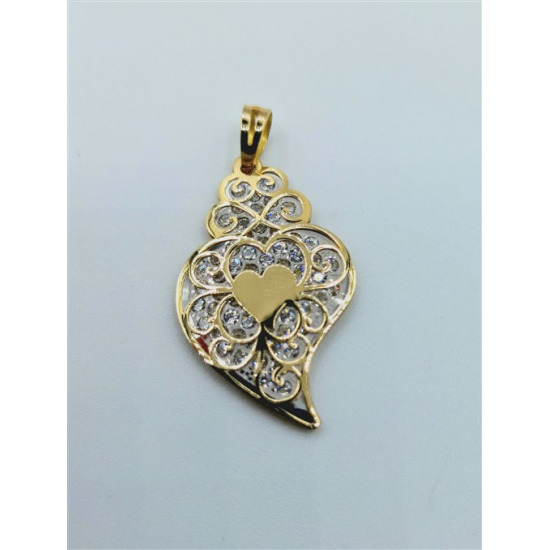 MEDALHA OURO AMARELO 19K