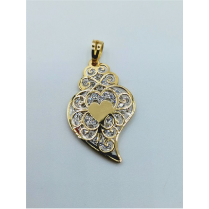 MEDALHA OURO AMARELO 19K