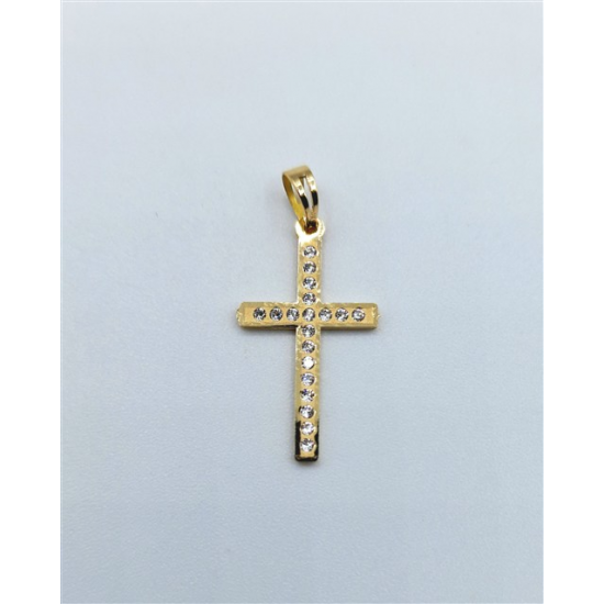 CRUZ OURO AMARELO 19K