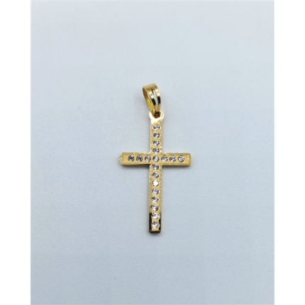 CRUZ OURO AMARELO 19K