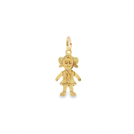 MEDALHA OURO AMARELO 19K