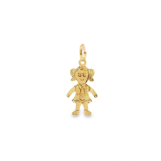 MEDALHA OURO AMARELO 19K