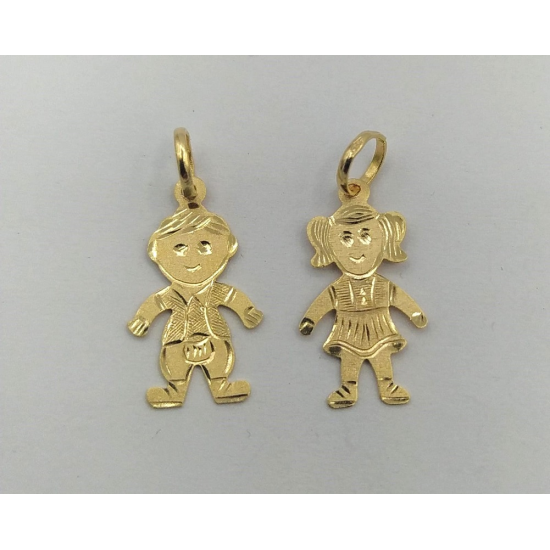 MEDALHA OURO AMARELO 19K
