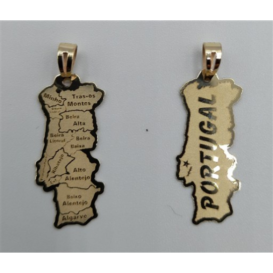 MEDALHA OURO AMARELO 19K