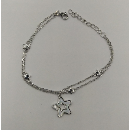 Pulseira Prata Rodeada Pulseira Prata Rodeada
