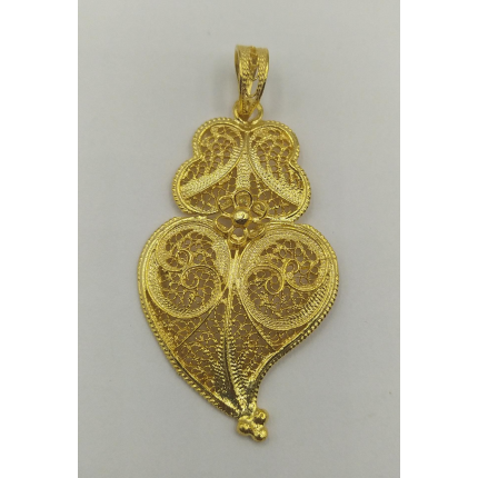 MEDALHA PRATA DOURADA