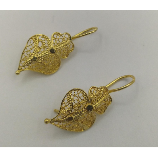 BRINCOS FILIGRANA PRATA - PRATA DOURADA - PRATA OXIDADA