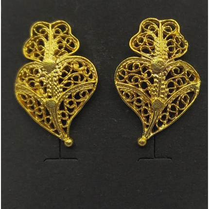 BRINCOS FILIGRANA PRATA - PRATA DOURADA - PRATA OXIDADA