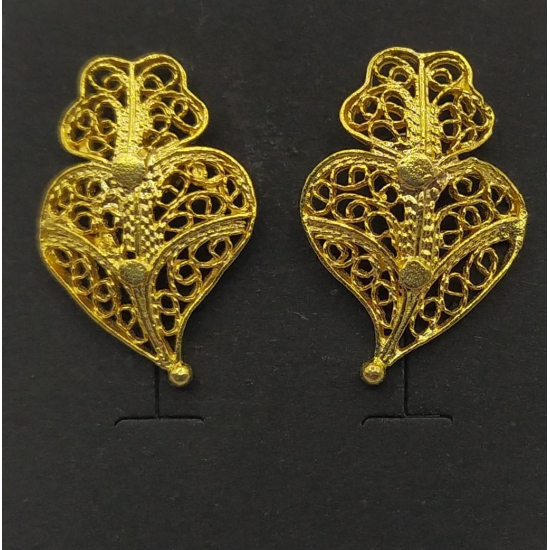 BRINCOS FILIGRANA PRATA - PRATA DOURADA - PRATA OXIDADA