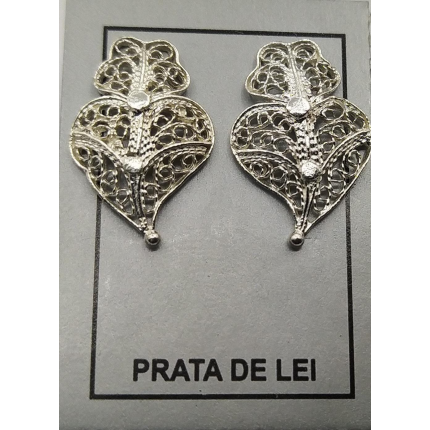BRINCOS FILIGRANA PRATA - PRATA DOURADA - PRATA OXIDADA