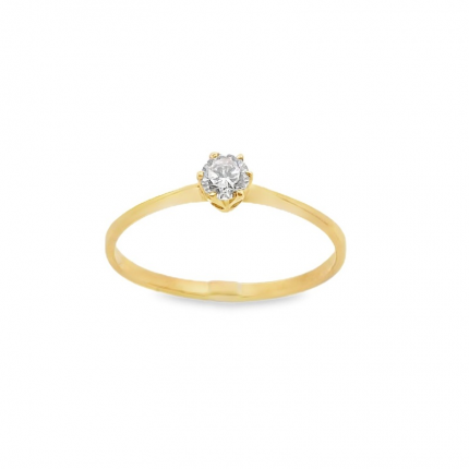 ANEL OURO AMARELO 19K