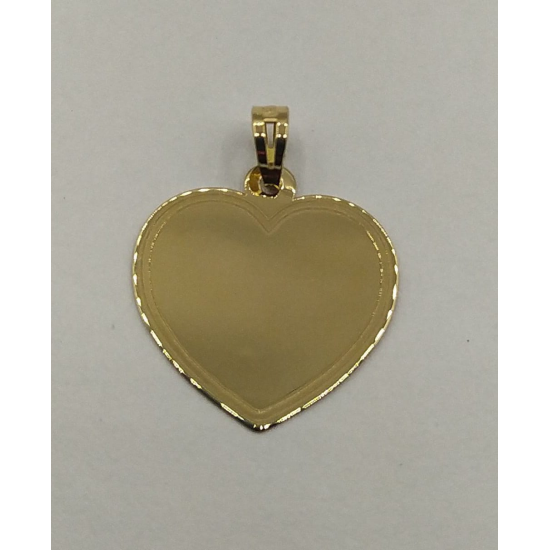 MEDALHA OURO AMARELO 19K