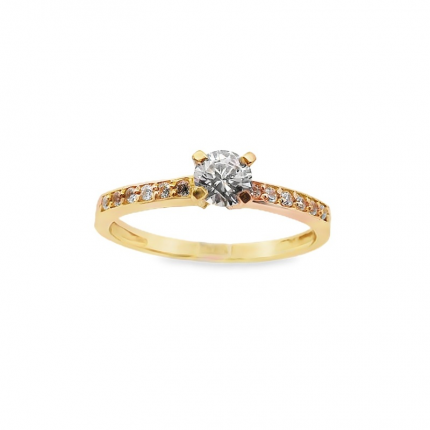 ANEL OURO AMARELO 19K