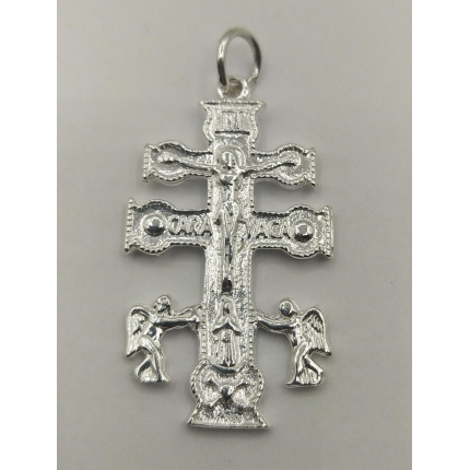 MEDALHA PRATA RODEADA