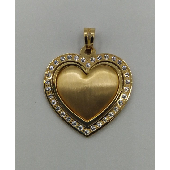 MEDALHA OURO AMARELO 19K