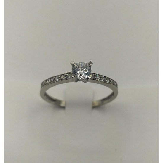 ANEL OURO BRANCO 19K ANEL OURO BRANCO 19K