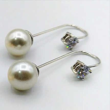 Brincos Prata Dourada