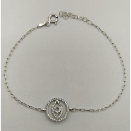 PULSEIRA PRATA RODEADA PULSEIRA PRATA RODEADA