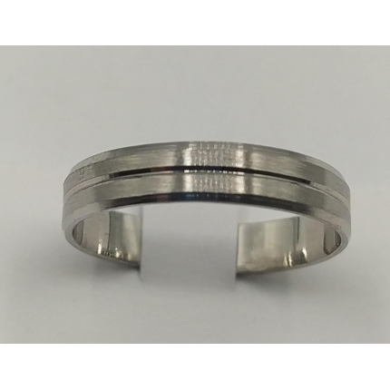 ALIANÇA PRATA RODEADA ACETNADO FINO