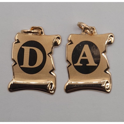 MEDALHA OURO AMARELO 19K