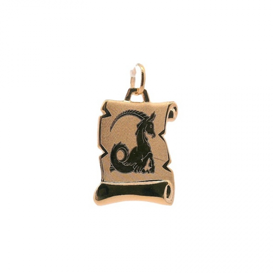 MEDALHA OURO AMARELO 19K