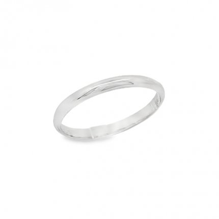 ALIANÇA OURO BRANCO 9K
