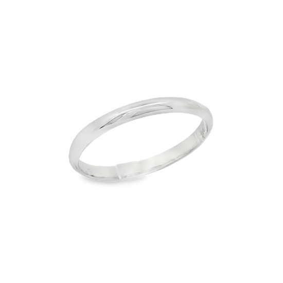 ALIANÇA OURO BRANCO 9K