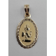 MEDALHA OURO AMARELO 9K