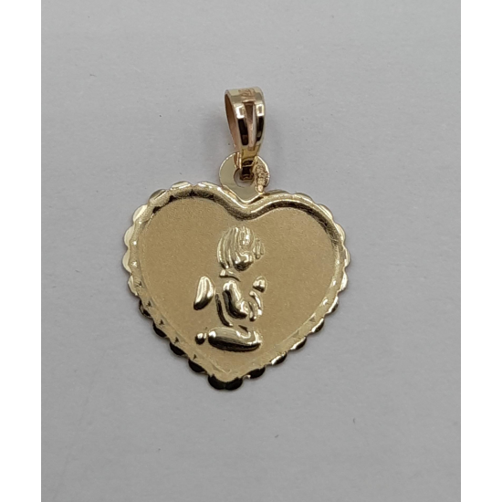 MEDALHA OURO AMARELO 9K