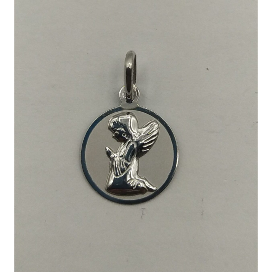 MEDALHA PRATA RODEADA