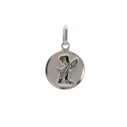 MEDALHA PRATA RODEADA
