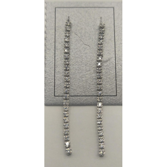 BRINCOS PRATA RODEADA