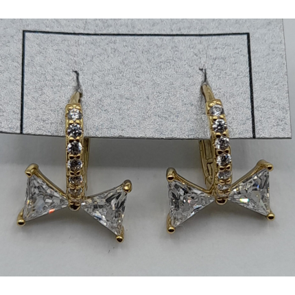 ARGOLAS PRATA DOURADA