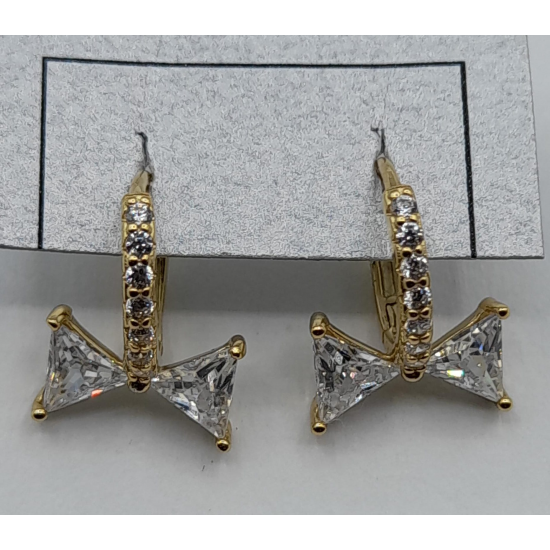 ARGOLAS PRATA DOURADA