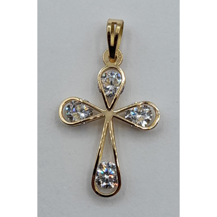 CRUZ OURO AMARELO 19K