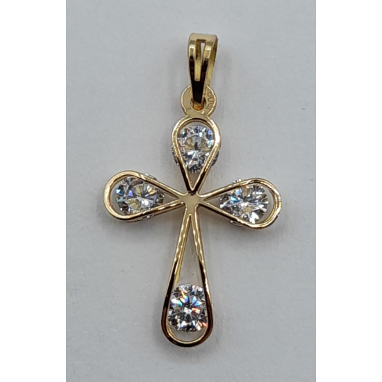 CRUZ OURO AMARELO 19K