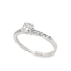 ANEL OURO BRANCO 9K