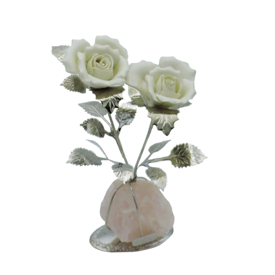 FLOR PRATA BILAMINADA