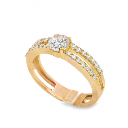 ANEL OURO AMARELO 9K
